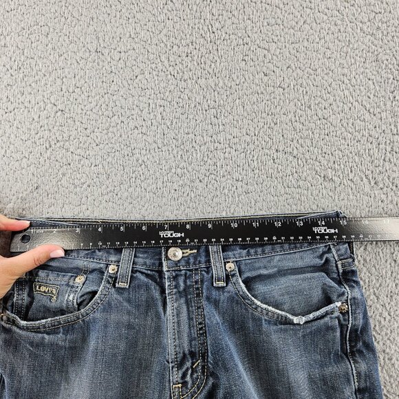 Levis Jeans Mens 30x34 Blue 531 Denim Athletic Slim‎ Straight Leg Work Pants - Picture 6 of 16